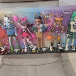 Colección 6 Barbies Monster High Nuevas en su caja