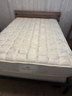 Full Size Bed Frame/Mattress and Frame