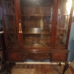 Vintage Glass Cabinet 