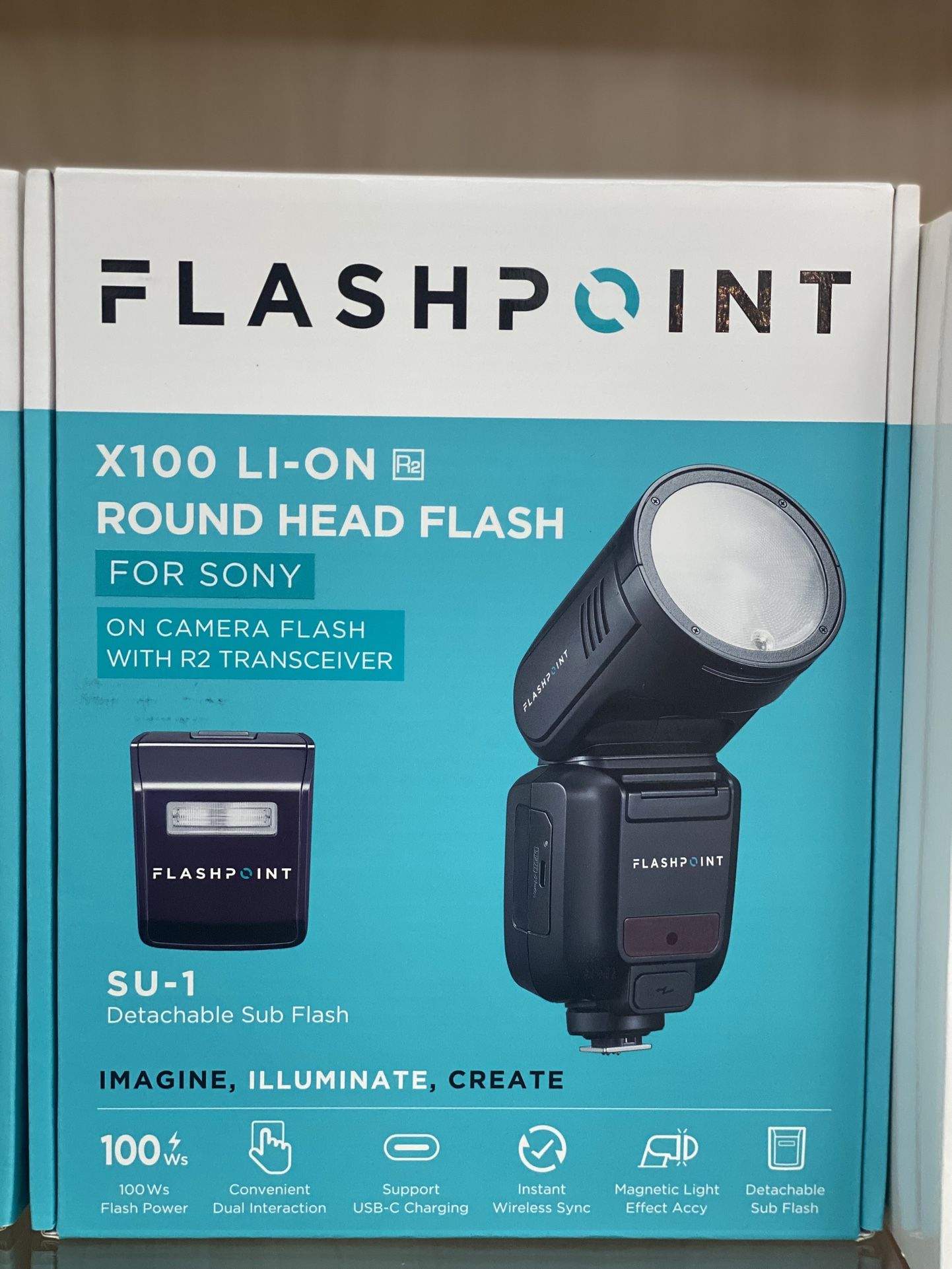 Flashpoint X100 Round Head Flash Sony
