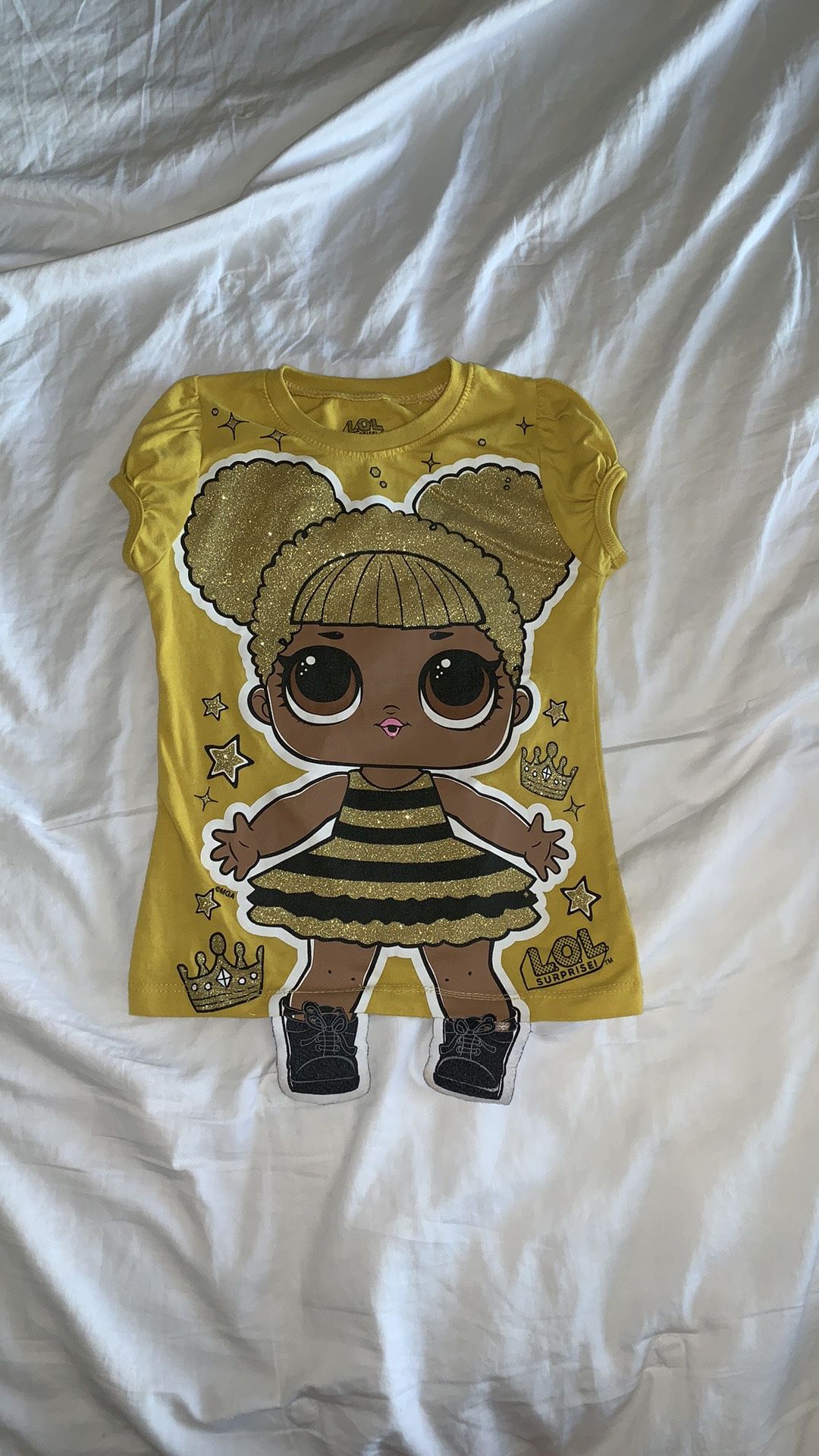 LOL Surprise Gold & Yellow Doll Shirt (girls 6)