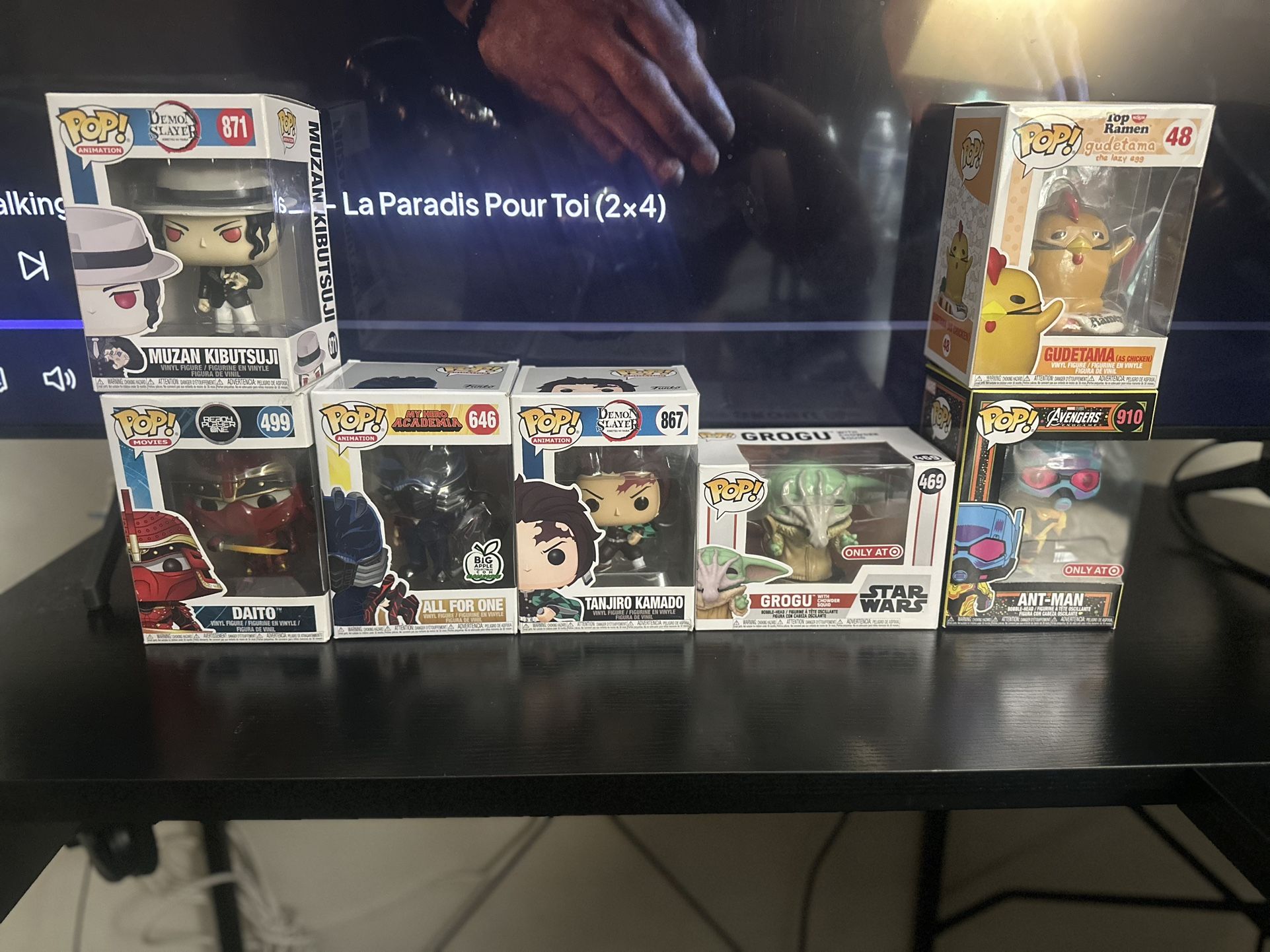 Funko Pops (anime,marvel,movie)