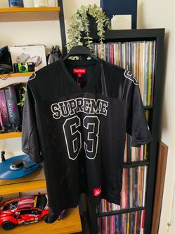 Supreme — Bones Football Jersey (Size Large, Black)