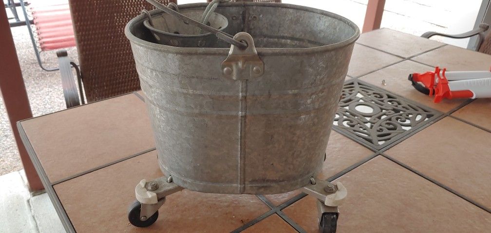 Vintage Mop Bucket