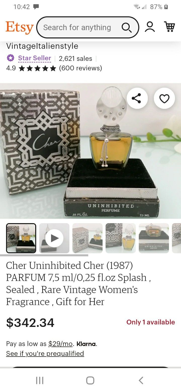 CHER UNINHIBITED PERFUME