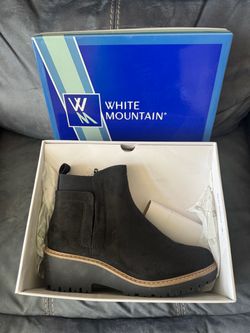 New White Mountain Women’s Size 9 Wide Width Black Boots Shoes