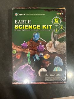 Japace Earth Science Kit – Gemstone Dig, Geodes & Crystal Growing