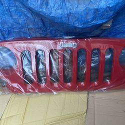 Jeep Wrangler Jk Grille 07to18 Factory Oem New