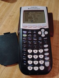 TI-84 PLUS TEXAS INSTRUMENTS