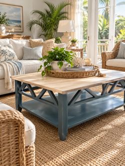 Ethan Alle. farmhouse coffee table
