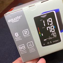 New Wrist Blood Pressure Monitor. Equate