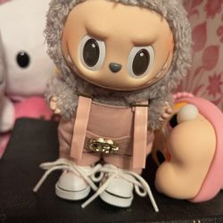 grey labubu