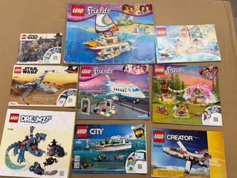 LEGO Instruction Booklets - LOT OF 9