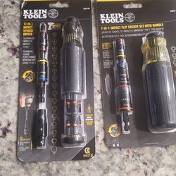 Klein Tools 7 In 1 Impact Flip Socket Set With Handle 