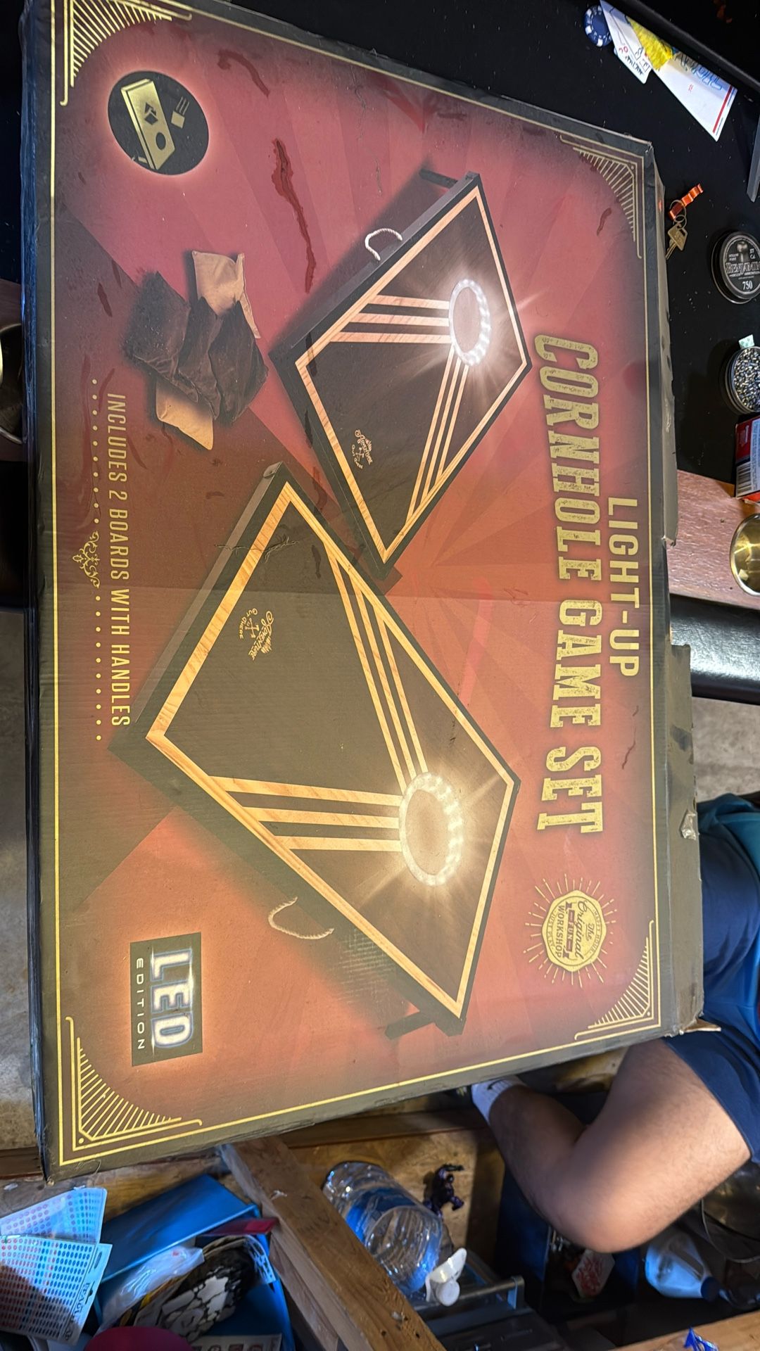 Light Up Cornhome Game Set