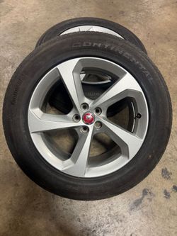 Jaguar Alloy Wheels with Continental Tires