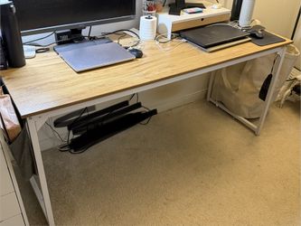 Desk With Side Cabinet