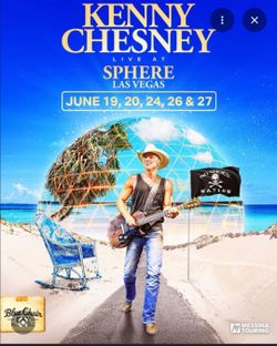 Kenny Chesney concert tickets @ Sphere Las Vegas Sat June 27, 2026