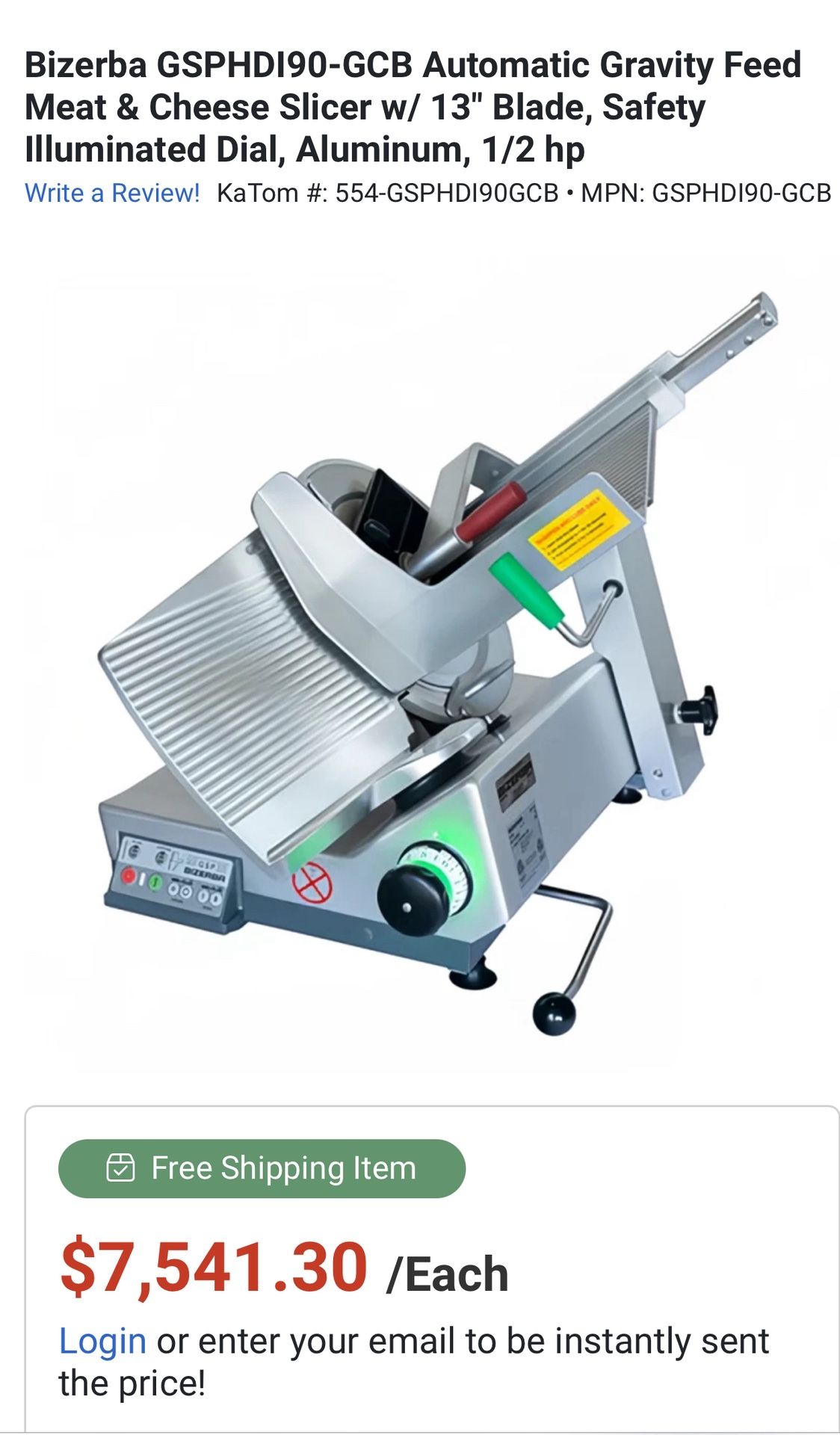 Meat slicer