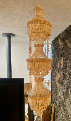 Vintage Seashell Chandelier