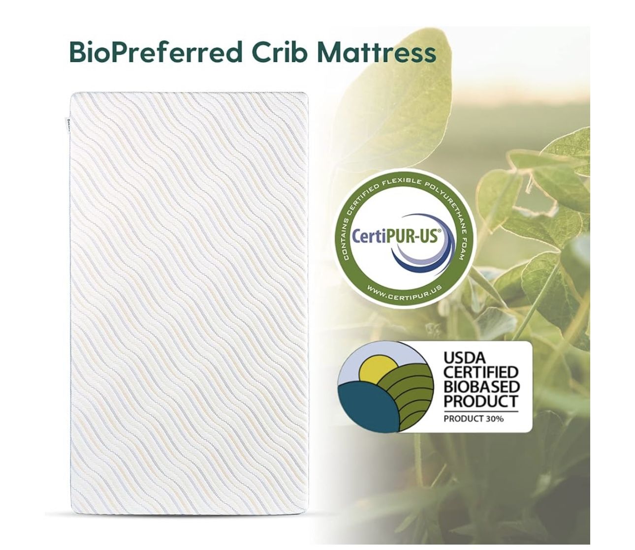 Memory Foam Crib Mattress