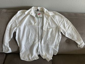 White button-down shirt