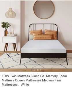 Twin Mattress 6 inch Gel Memory Foam Mattress