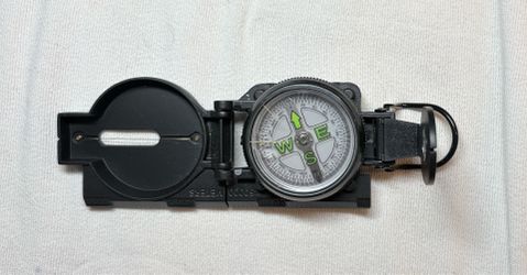 Military Style Foldable Sighting Compass