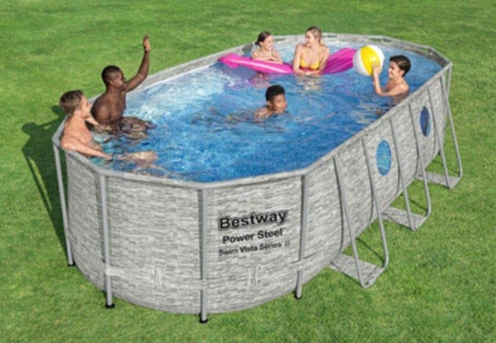 Brand New 18x9x48 Swimming Pool Includes Filter,pump,ladder, And Cover