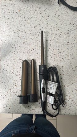 Pretty in a minute 3-in-1 Wand Gold Curling Ser