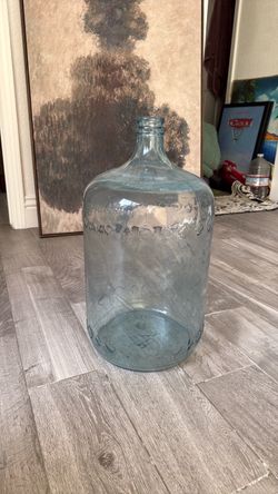 Vintage arrowhead glass bottle