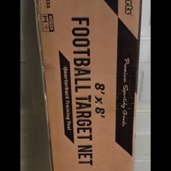Football Net 8'x 8' Ft, Helps QB's Practicing Passing accuracy, The net provides 3 distinct targets various heights for improvement