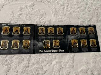 2007 Spurs Platinum Plaque Collection