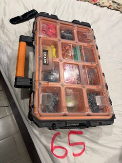 ridgid box with electrical stuff