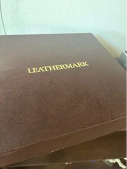 Leather photo album