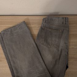 GAP Mens Size 36x34 Gray Worker Straight Leg Jeans