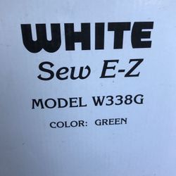 Sewing machine Sew E-Z Model W338G Green