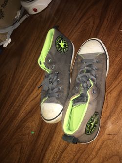 Converse green and gray