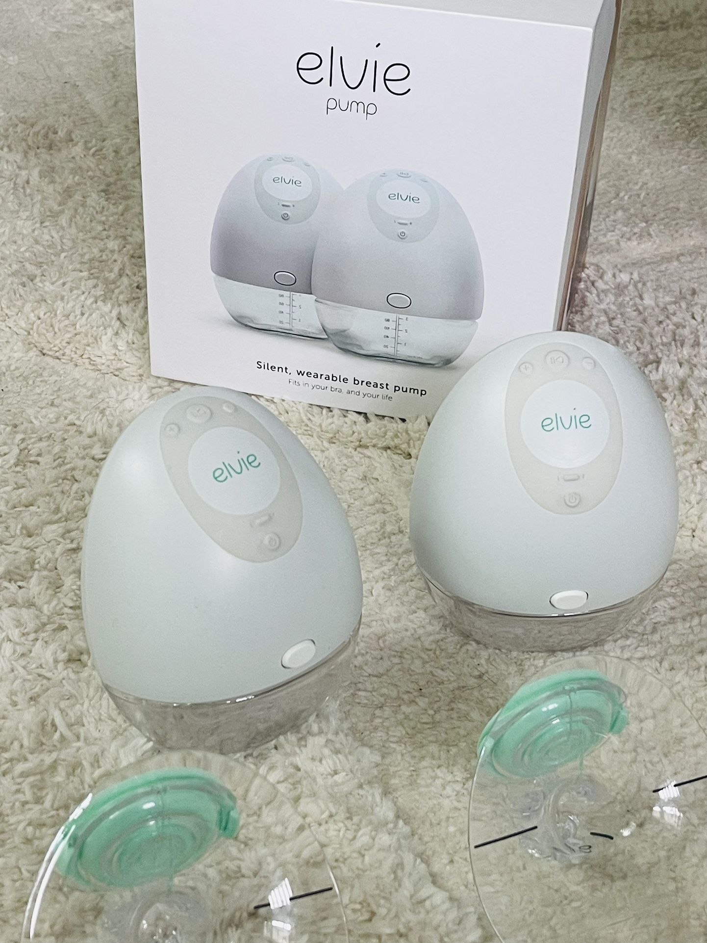 Elvie Double Breast Pump With Accessories!!