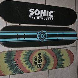 2  ADULT SKATEBOARDS $29 EACH  KID $5