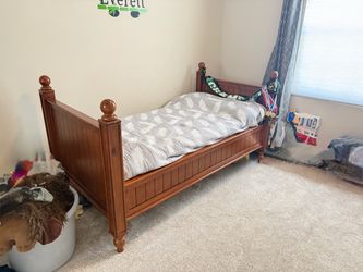 Pottery Barn Kids Twin Bed Frame – Solid Wood (Classic Style)