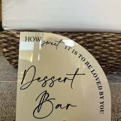 Dessert Bar sign
