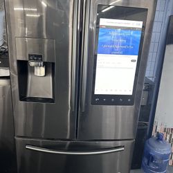 Samsung Black Family Hub Refrigerator 