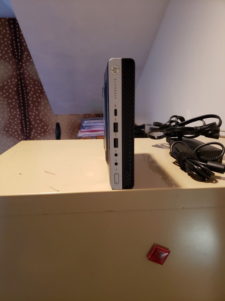 HP Elite Desk 800 G4 Computer, I5-8500, 3.0 GHZ, 16GB, 480GB HD, 6 USB, WIN10