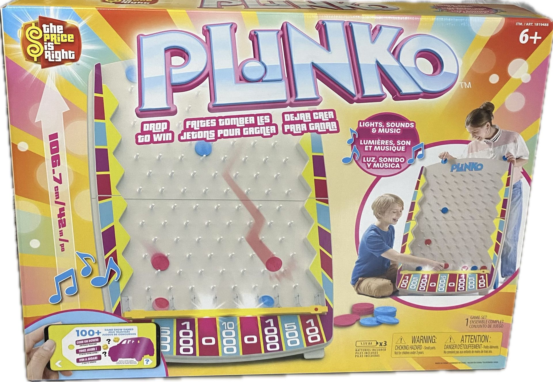 Plinko Game Of Chance From The Price Is Right Life Size Board Sound 1819488