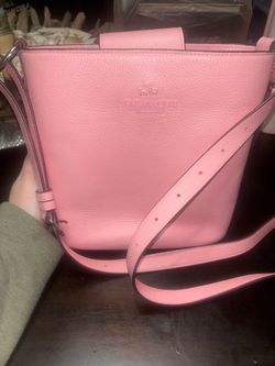 Pink coach bag