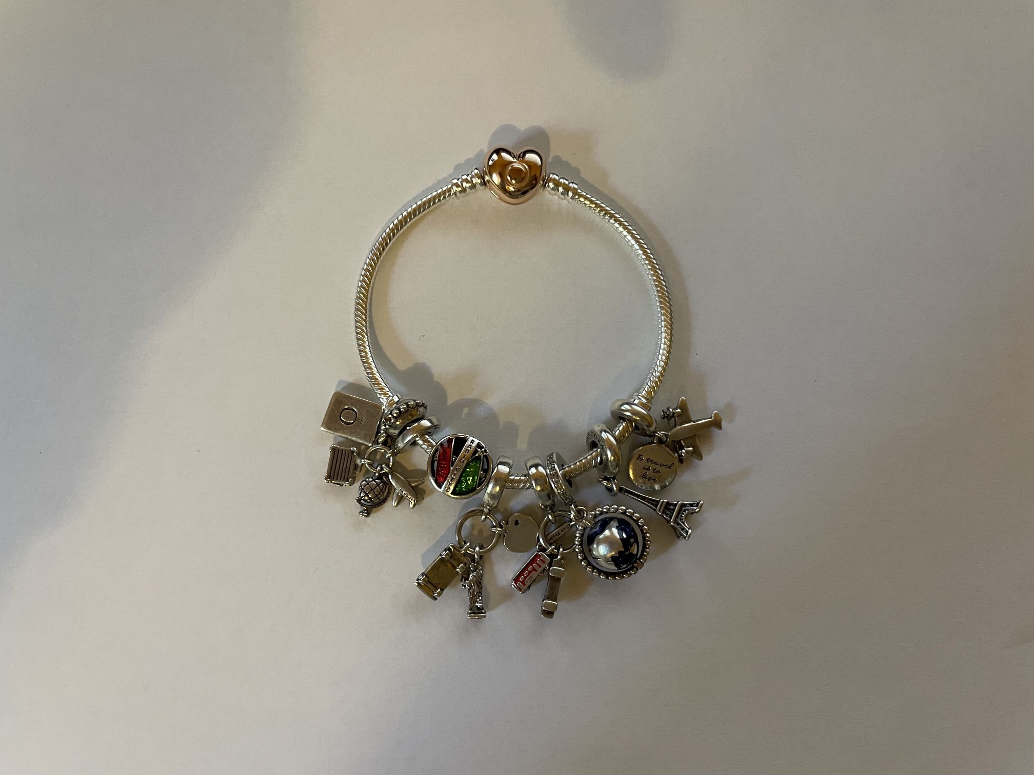 Pandora Bracelet With Charms