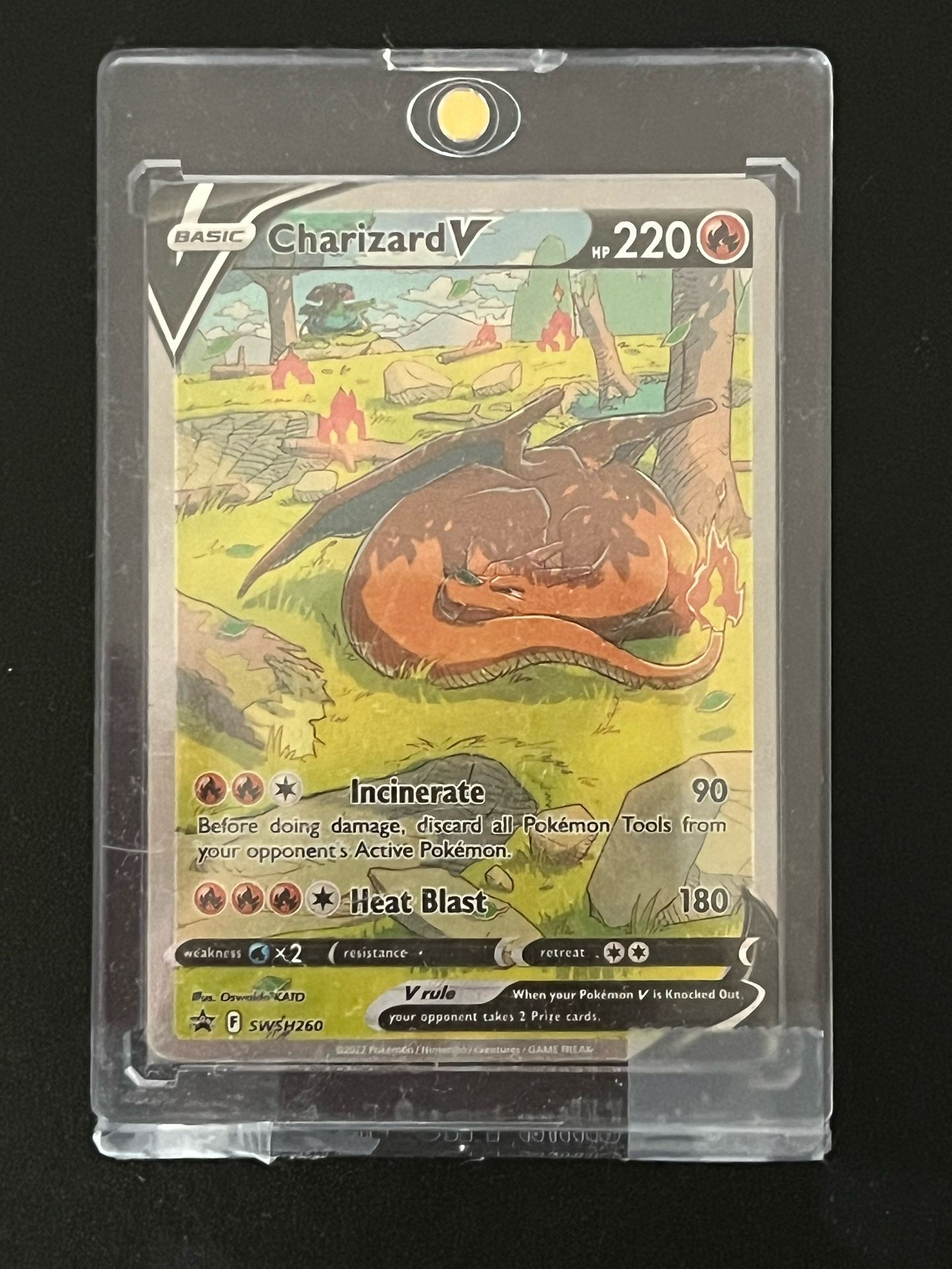 Charizard V - SWSH260 - SWSH: Sword & Shield Promo Cards (SWSD) *SEALED 3 CARDS PER PACK*