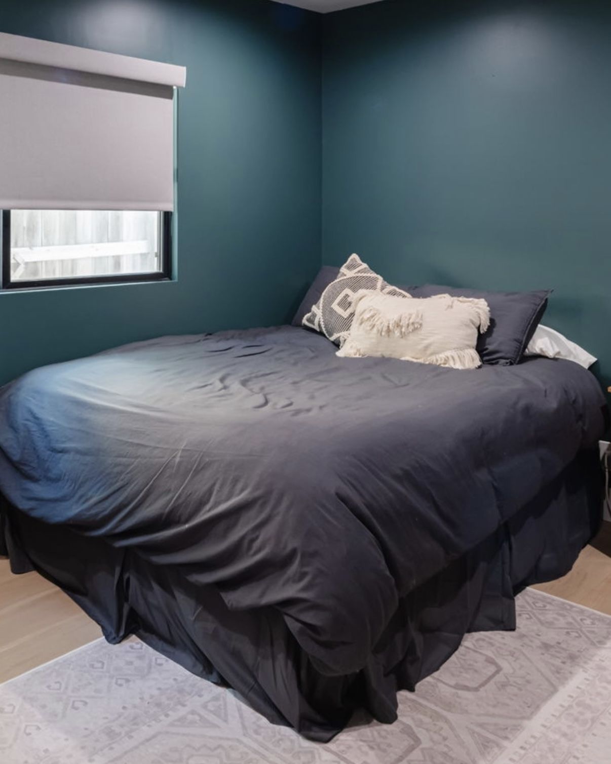 Queen bed frame + mattress