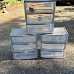Plastic Drawer Set 